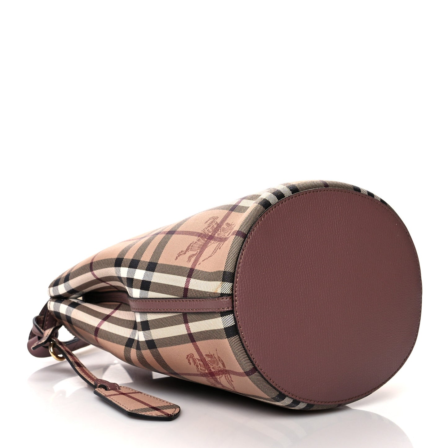 Haymarket Check Colours Small Lorne Bucket Crossbody Elderberry