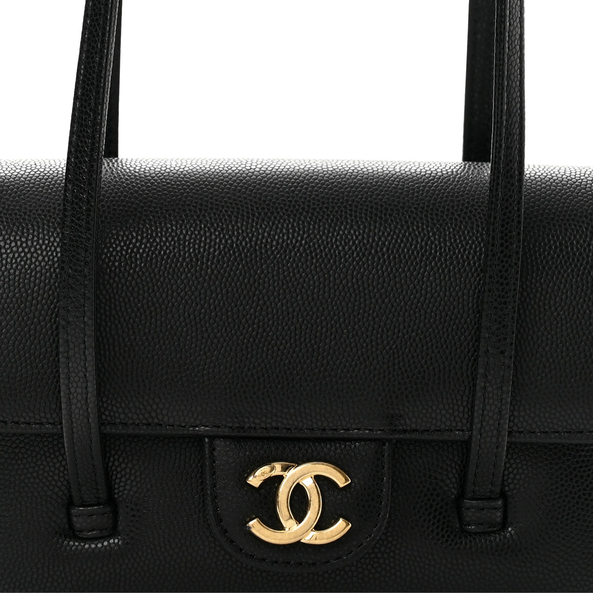 Chanel Shiny Caviar Mini Preppy Coco Shoulder Bag Black 7 of 10