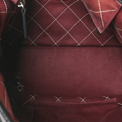 Chanel Grained Calfskin Quilted Small Daily Shopping Tote Black 5 of 10