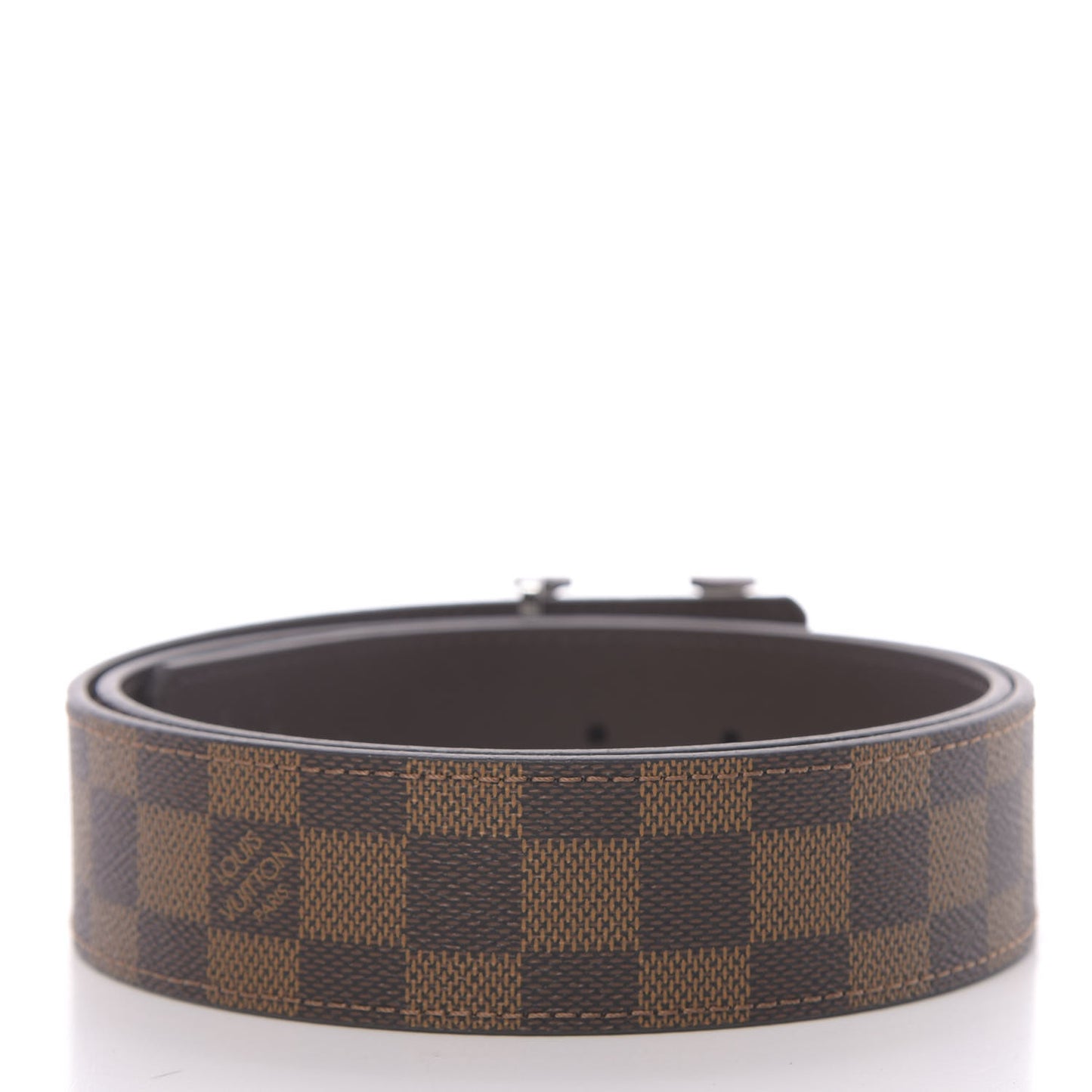 Damier Ebene 40mm LV Initiales Belt 90 36