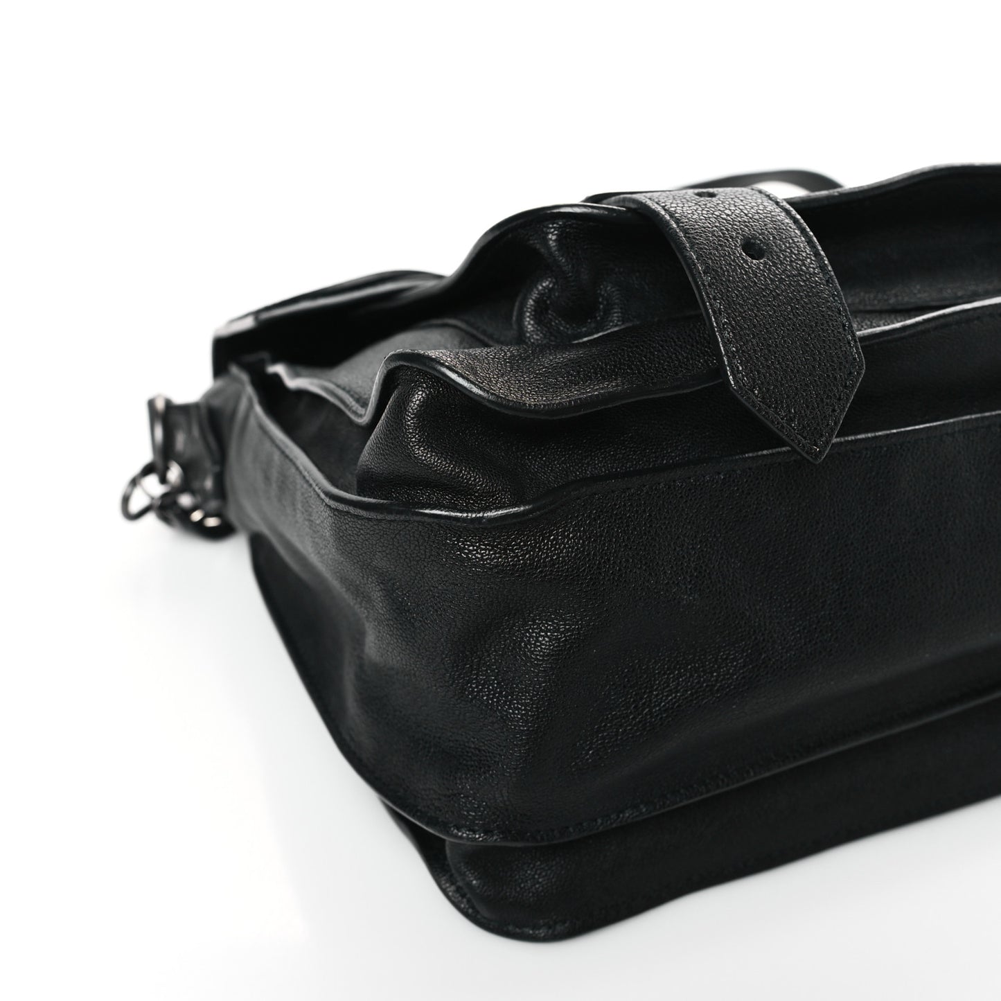 Lambskin Medium PS1 Satchel Black
