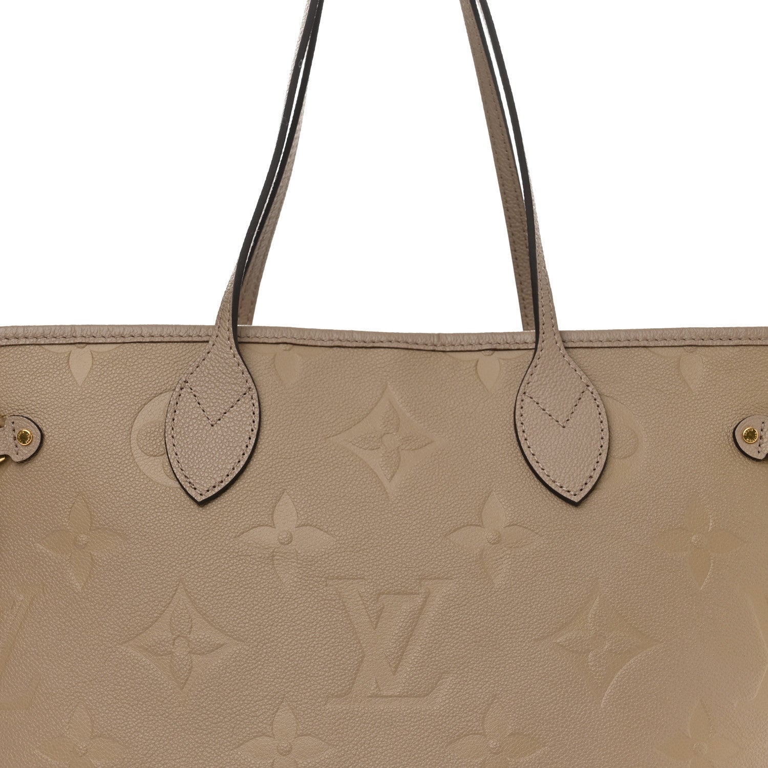 Louis Vuitton Empreinte Monogram Giant Neverfull MM Tourterelle 8 of 10