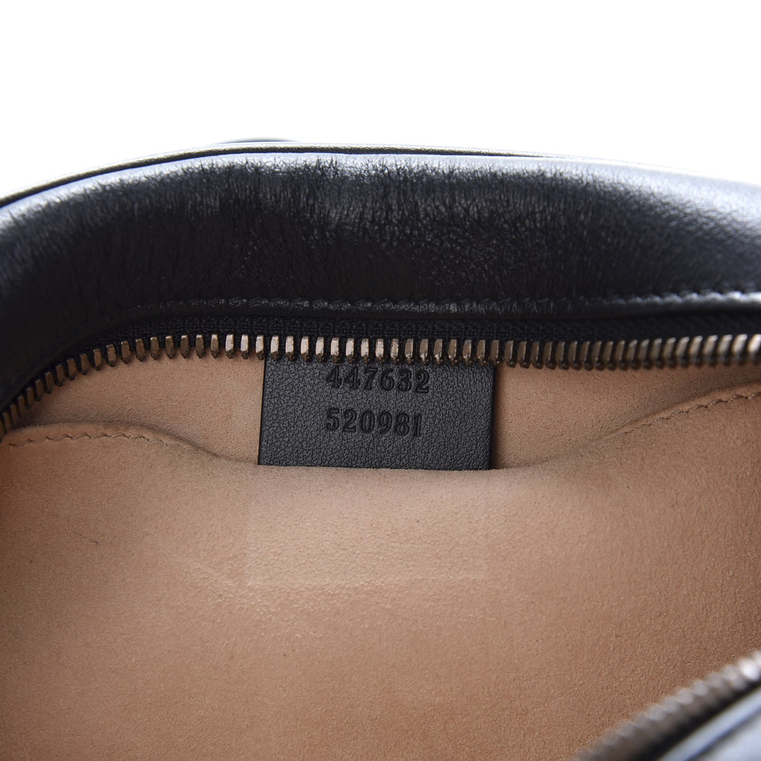Gucci Calfskin Matelasse Small GG Marmont Chain Shoulder Bag Black 7 of 10