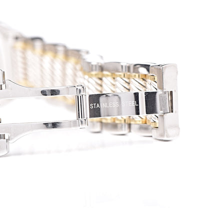 David Yurman Stainless Steel 18K Yellow Gold Diamond Mother of Pearl 25mm Thoroughbred Quartz Watch 7 of 8
