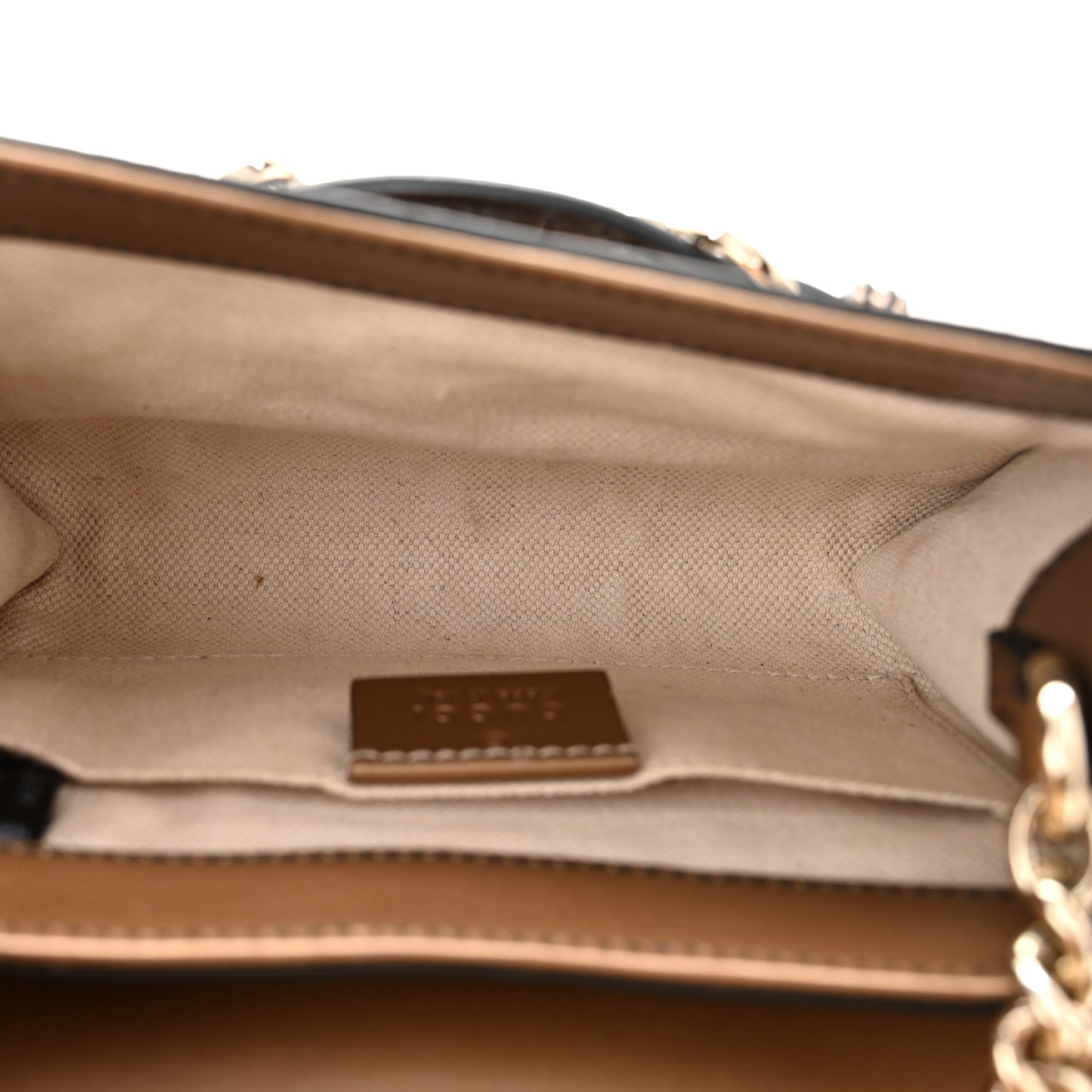 Shine Guccissima Mini Emily Chain Shoulder Bag Acero