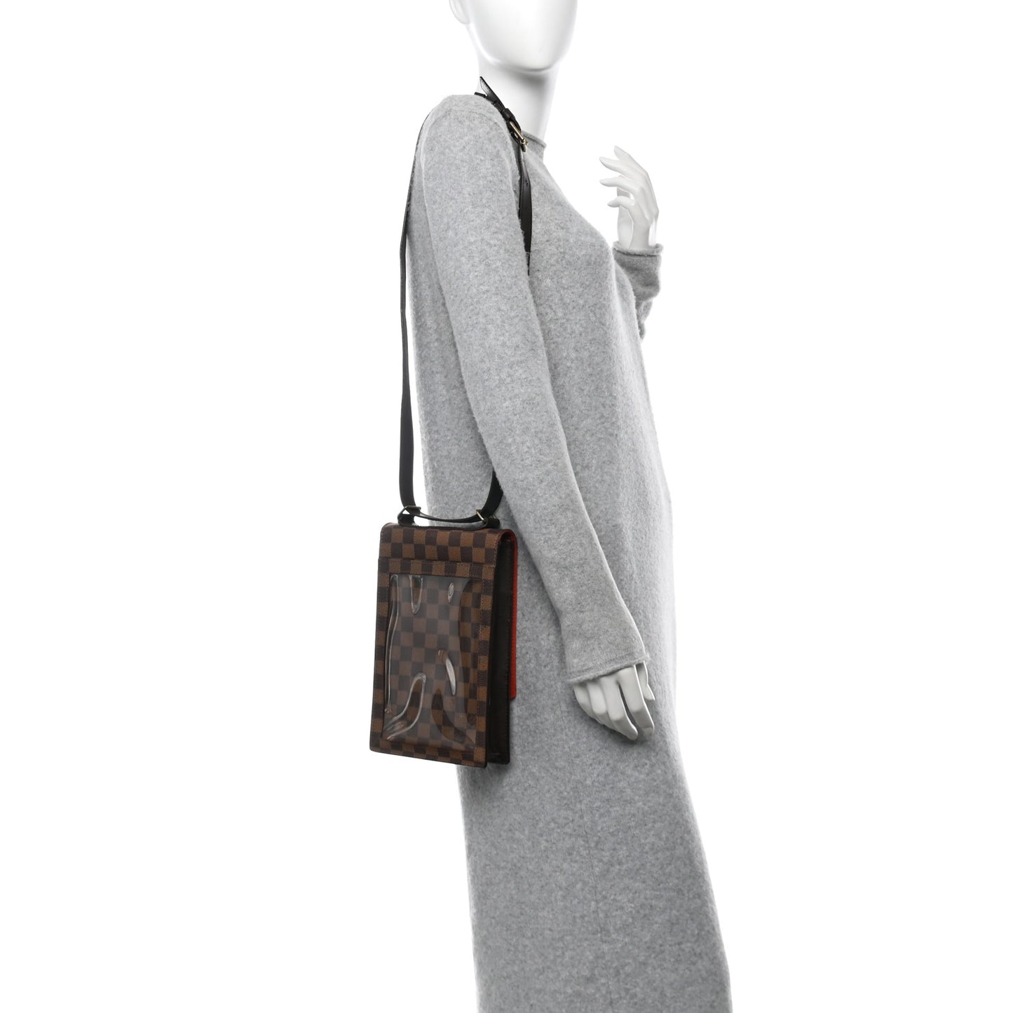 Damier Ebene Portobello Travel Shoulder Bag