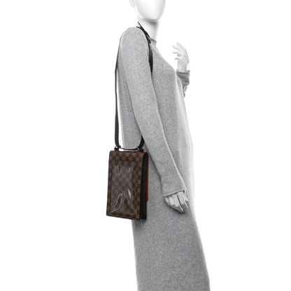 Louis Vuitton Damier Ebene Portobello Travel Shoulder Bag 2 of 10