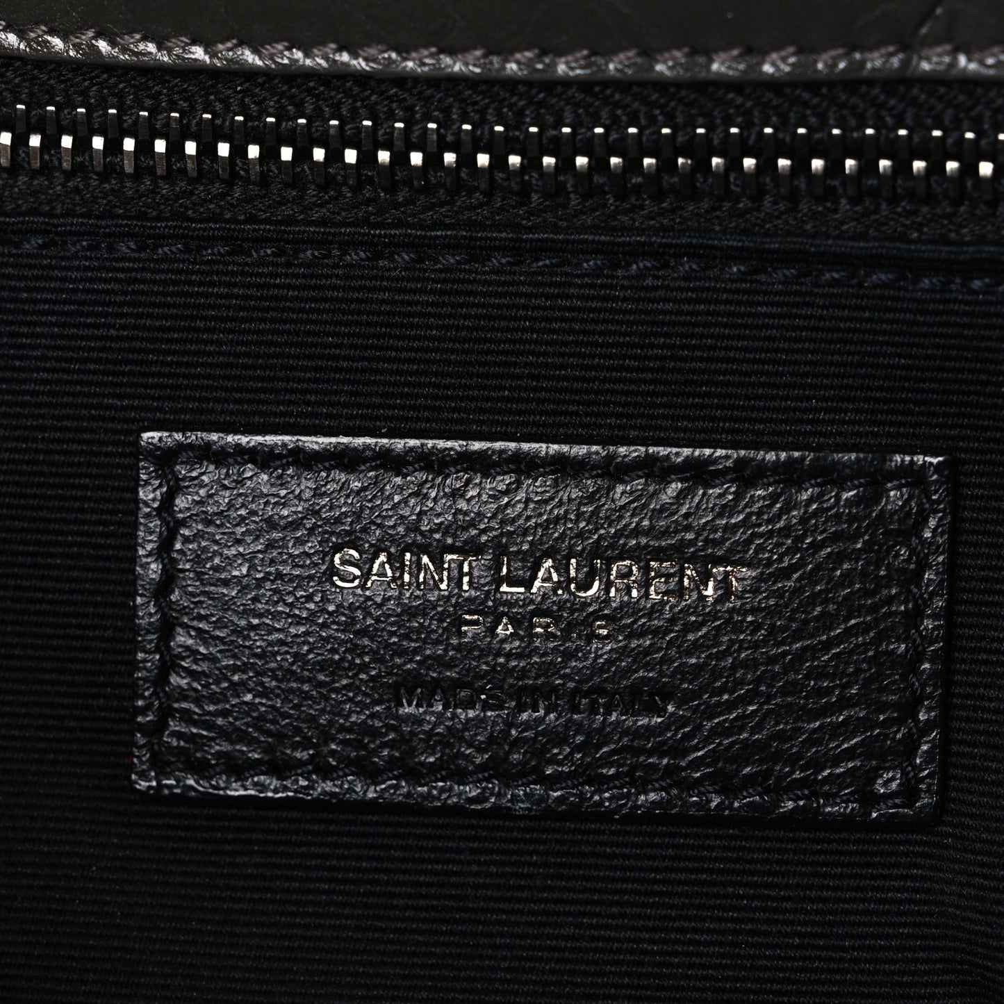 Crinkled Calfskin Matelasse Monogram Medium Niki Chain Satchel Storm