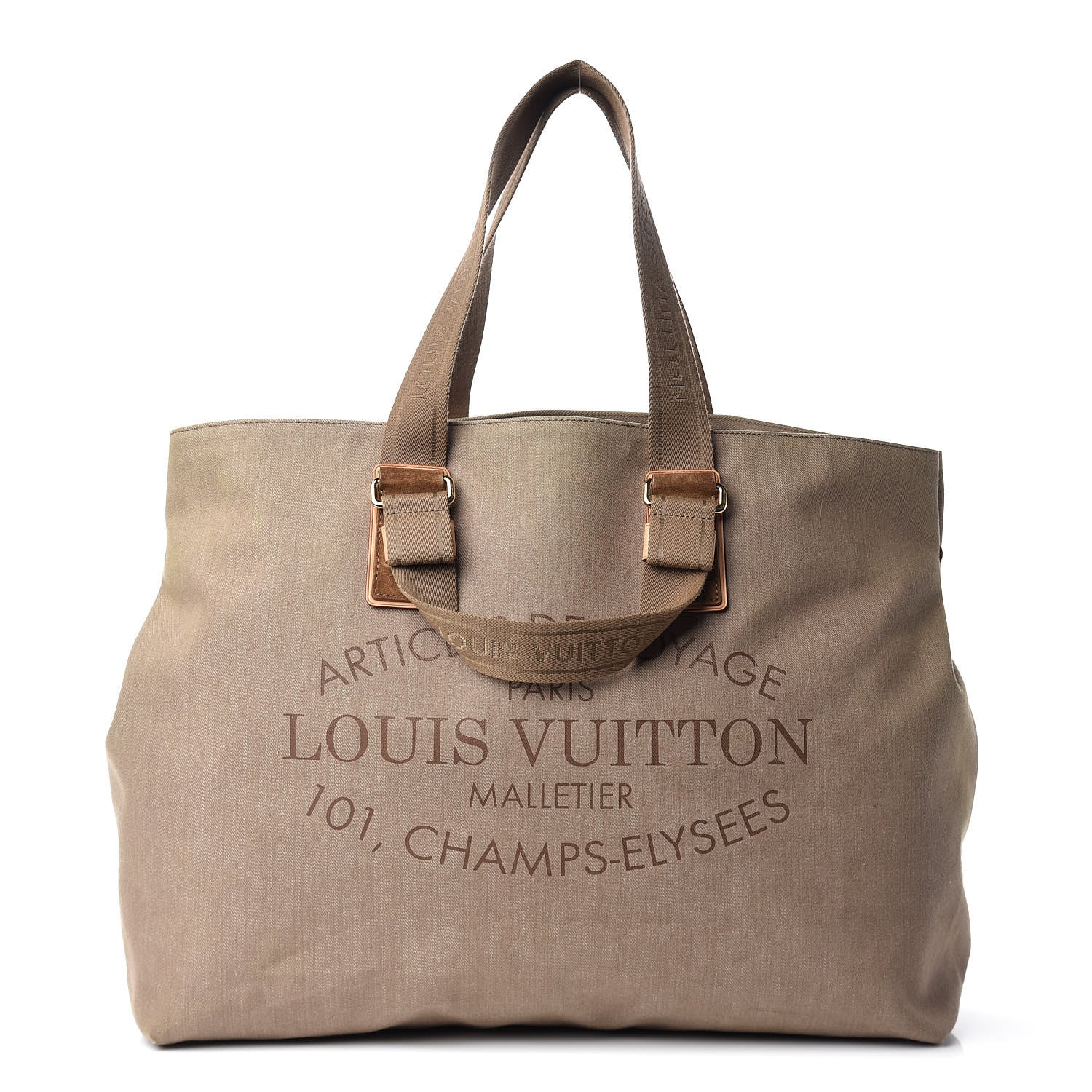 Louis Vuitton Denim Articles de Voyage Cabas GM Beige 1 of 14