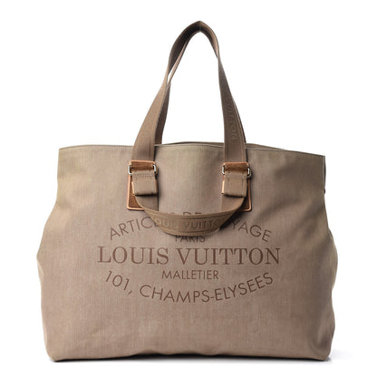 Louis Vuitton Denim Articles de Voyage Cabas GM Beige 1 of 14