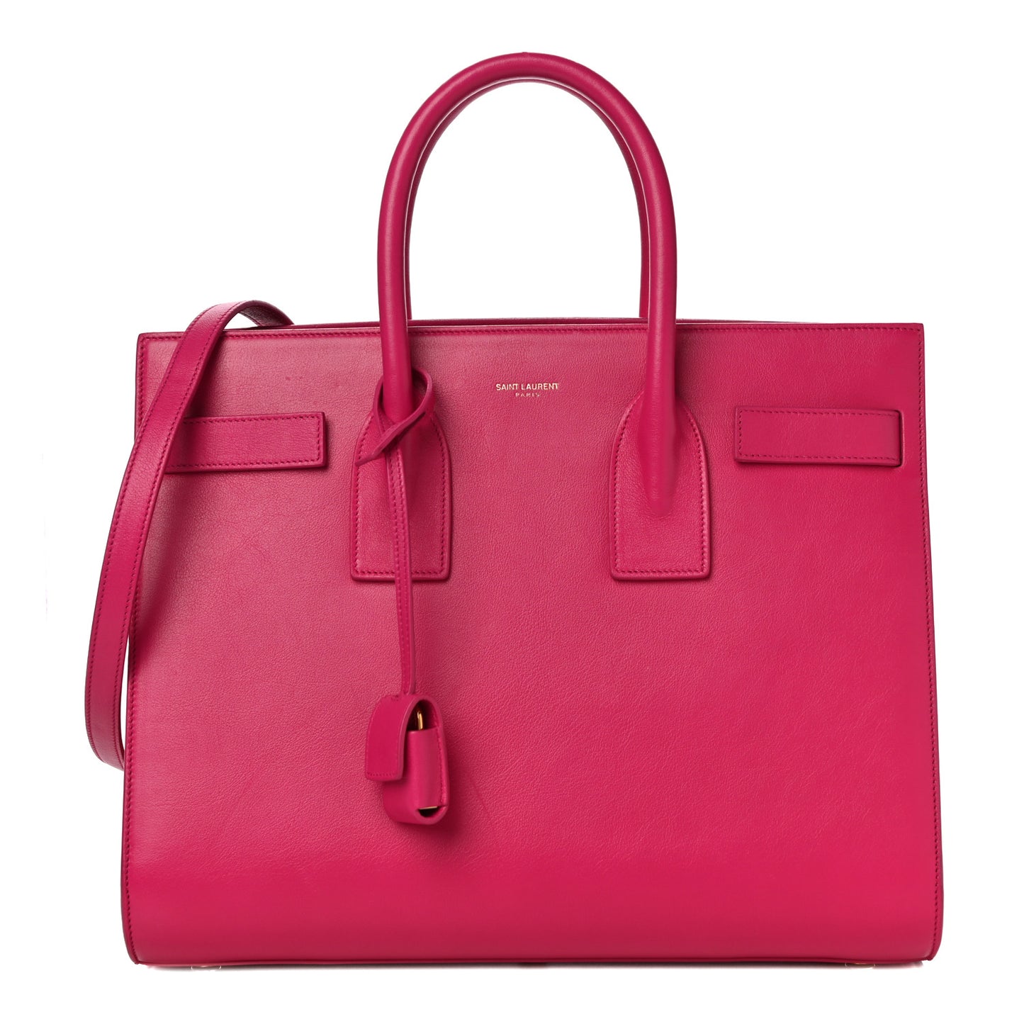 Calfskin Small Sac De Jour Lipstick Fuchsia