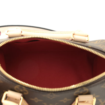Louis Vuitton Monogram Speedy Bandouliere 20 Black 7 of 9
