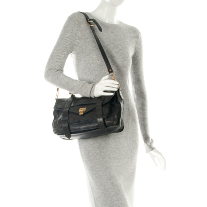 Proenza Schouler Lambskin Medium PS1 Satchel Midnight 2 of 7