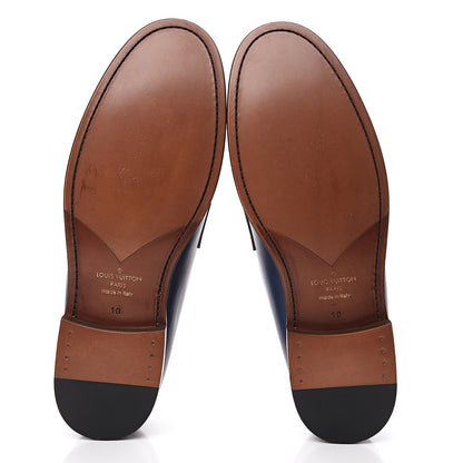 Louis Vuitton Suede Monogram Mens Sorbonne Loafers 10 Marine 5 of 8