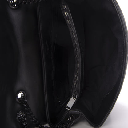 Saint Laurent Calfskin Y Quilted Monogram Medium Loulou Chain Satchel Black 5 of 9