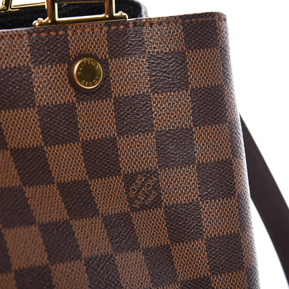 Louis Vuitton Damier Ebene Cuir Taurillon Brittany Black 9 of 11
