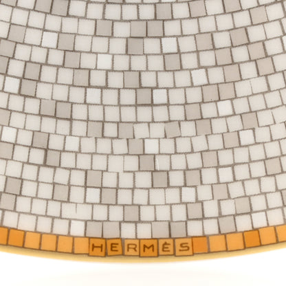 Hermes Porcelain Mosaique Au 24 Gold Breakfast Cup and Saucer 6 of 9