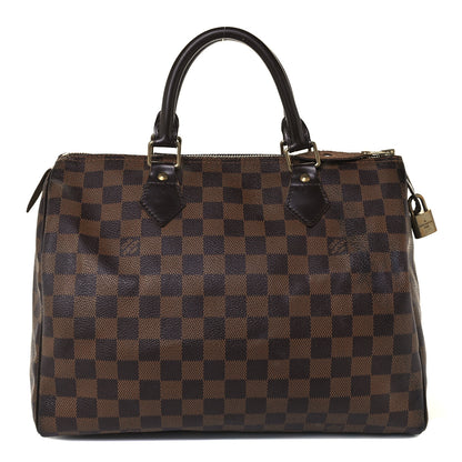 Louis Vuitton Damier Ebene Speedy 30 1 of 13