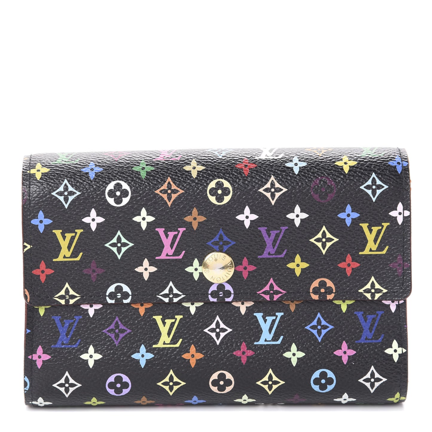 Monogram Multicolor Alexandra Wallet Black