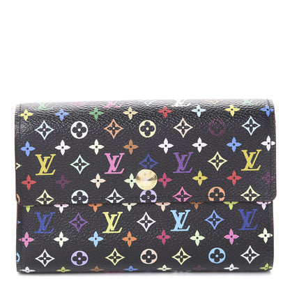 Louis Vuitton Monogram Multicolor Alexandra Wallet Black 1 of 6