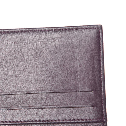 Chanel Lambskin Quilted Card Holder Wallet Purple 8 of 9