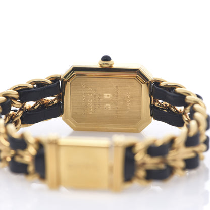 Chanel Stainless Steel Lambskin 20mm Chain Premiere Quartz Watch Gold M 4 of 4