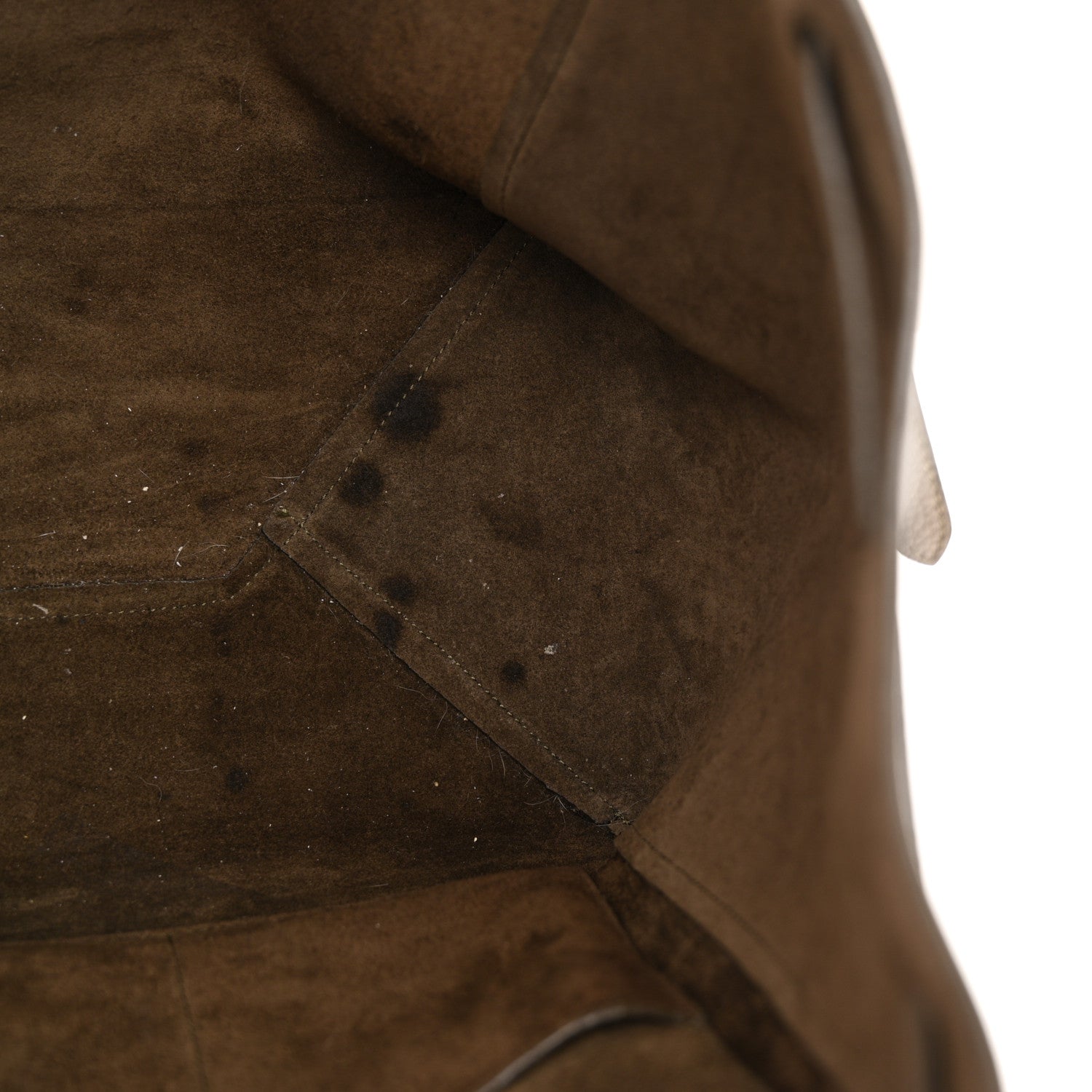 Celine Soft Grained Calfskin Small Belt Cabas Phantom Taupe 12 of 17