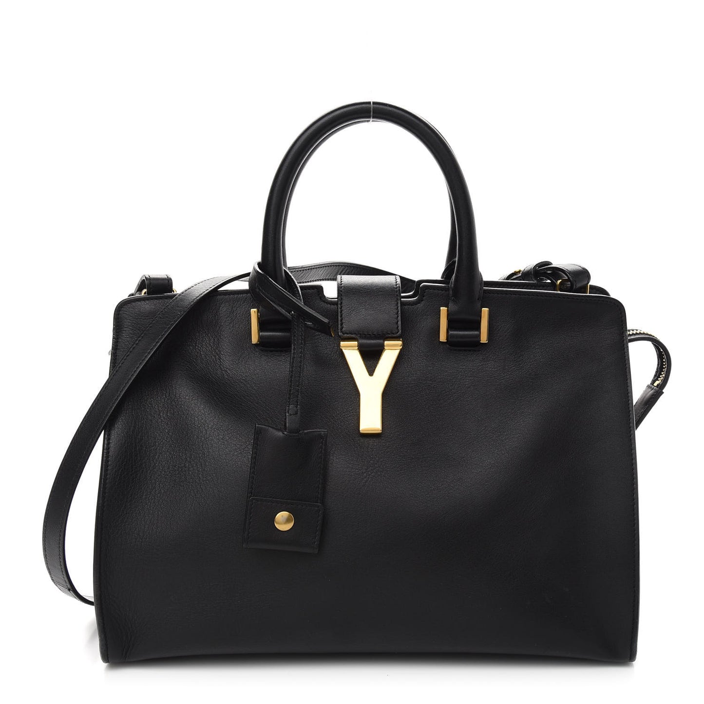 Calfskin Small Classic Y Cabas Black