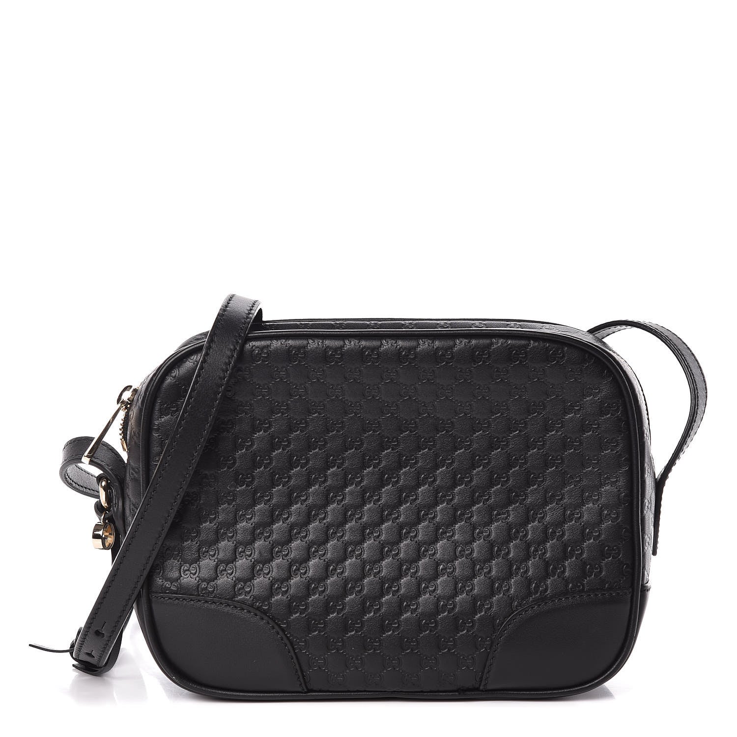 Gucci Microguccissima Mini Bree Messenger Bag Black 1 of 7