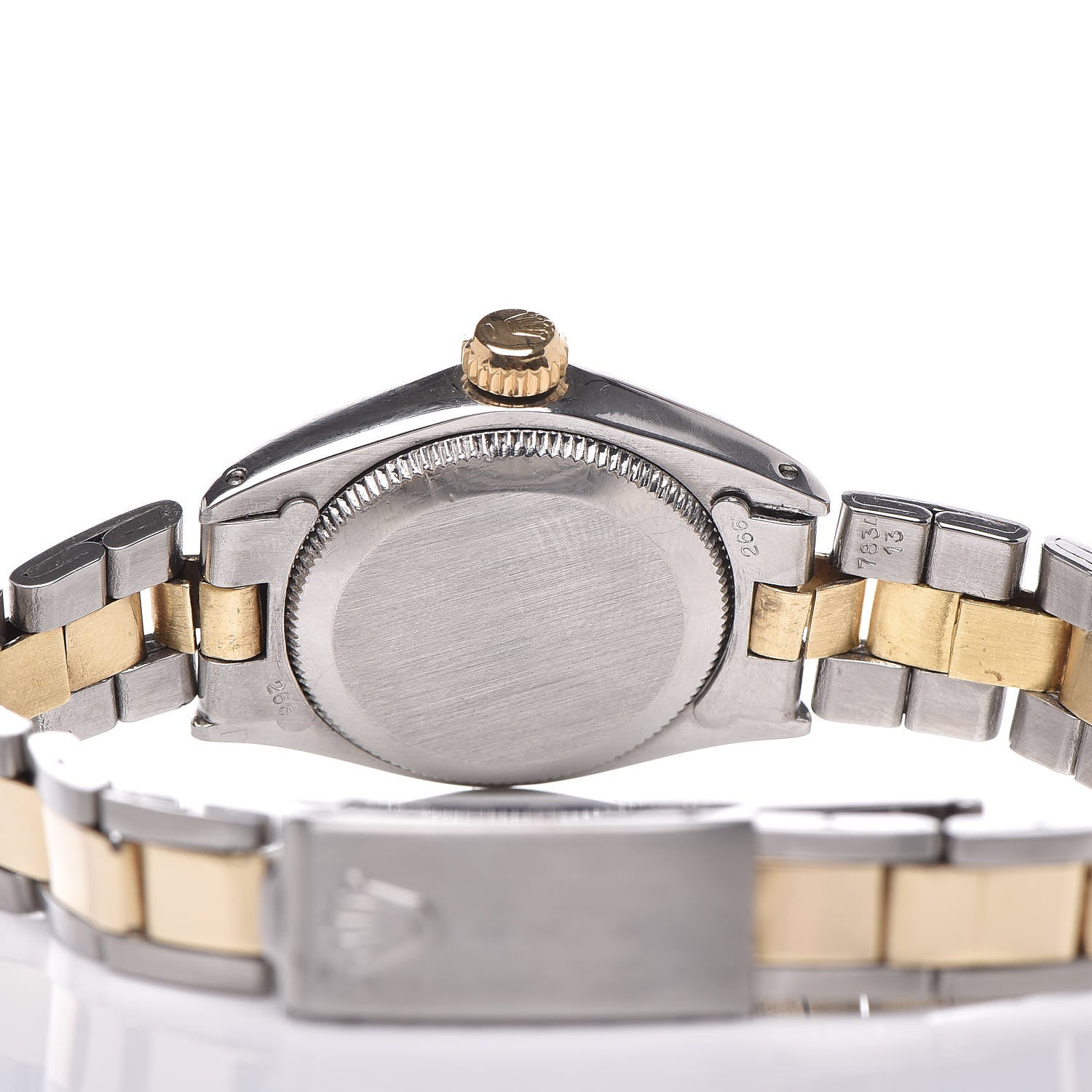 Rolex Stainless Steel 14K Yellow Gold 25mm Oyster Perpetual Watch Zephyr 6724 5 of 8