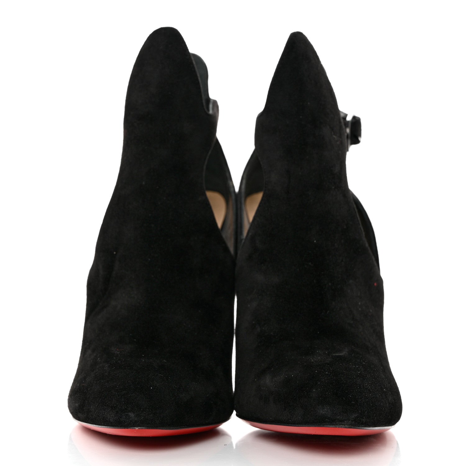 Christian Louboutin Veau Velours Canadada 100 Booties 36.5 Black 2 of 8
