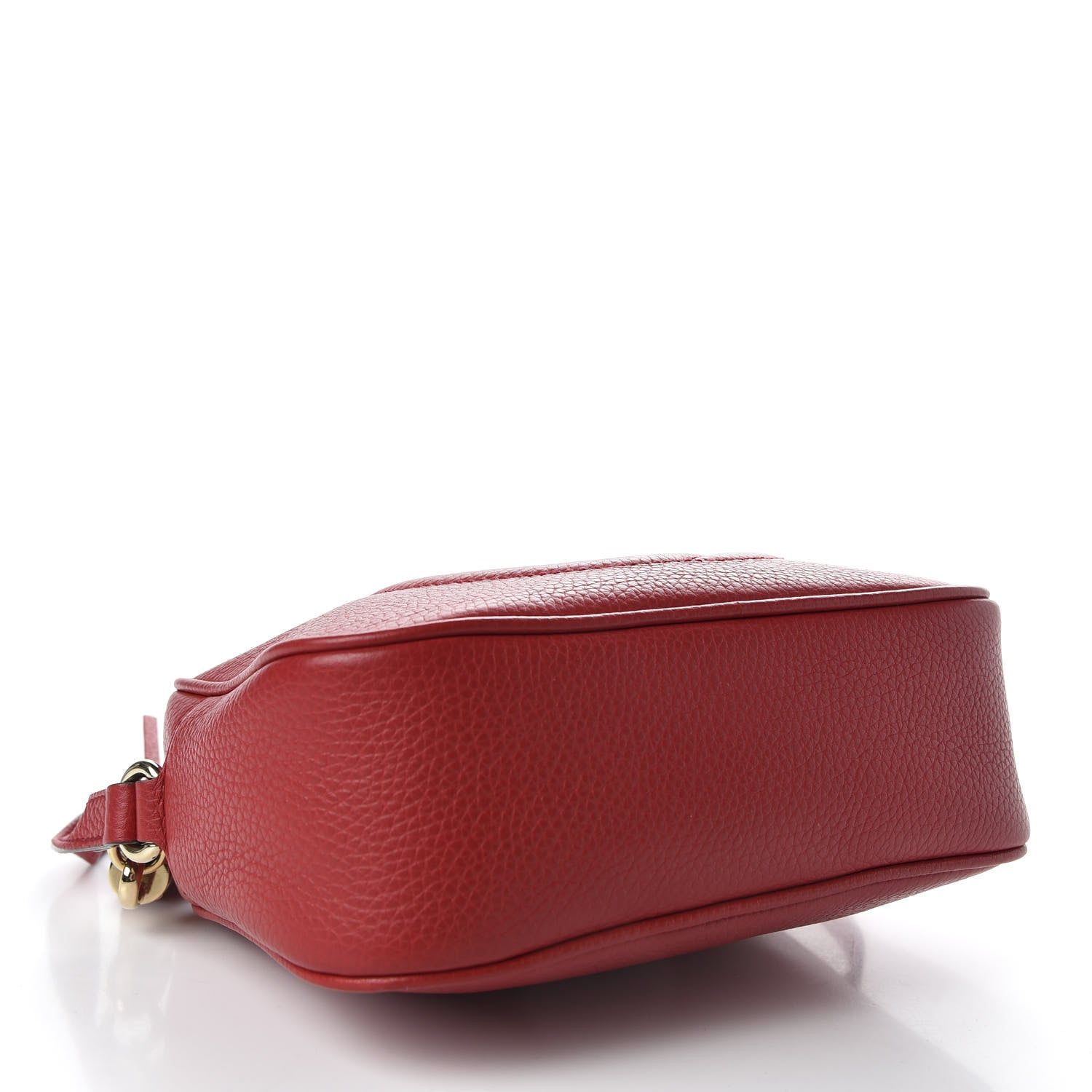 Gucci Pebbled Calfskin Small Soho Disco Bag Tabasco Red 4 of 9