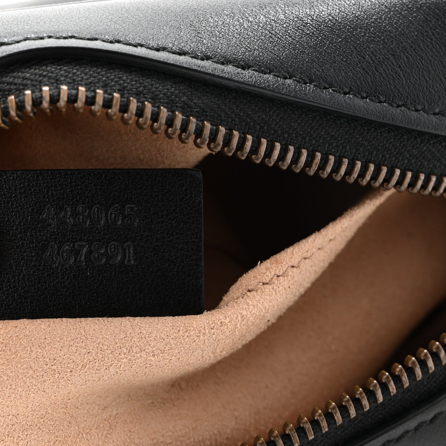 Calfskin Matelasse Mini GG Marmont Chain Shoulder Bag Black