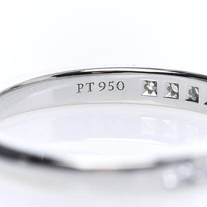 Tiffany Platinum Diamond .17ctw Half Circle Wedding Band Ring 45 3.25 6 of 6