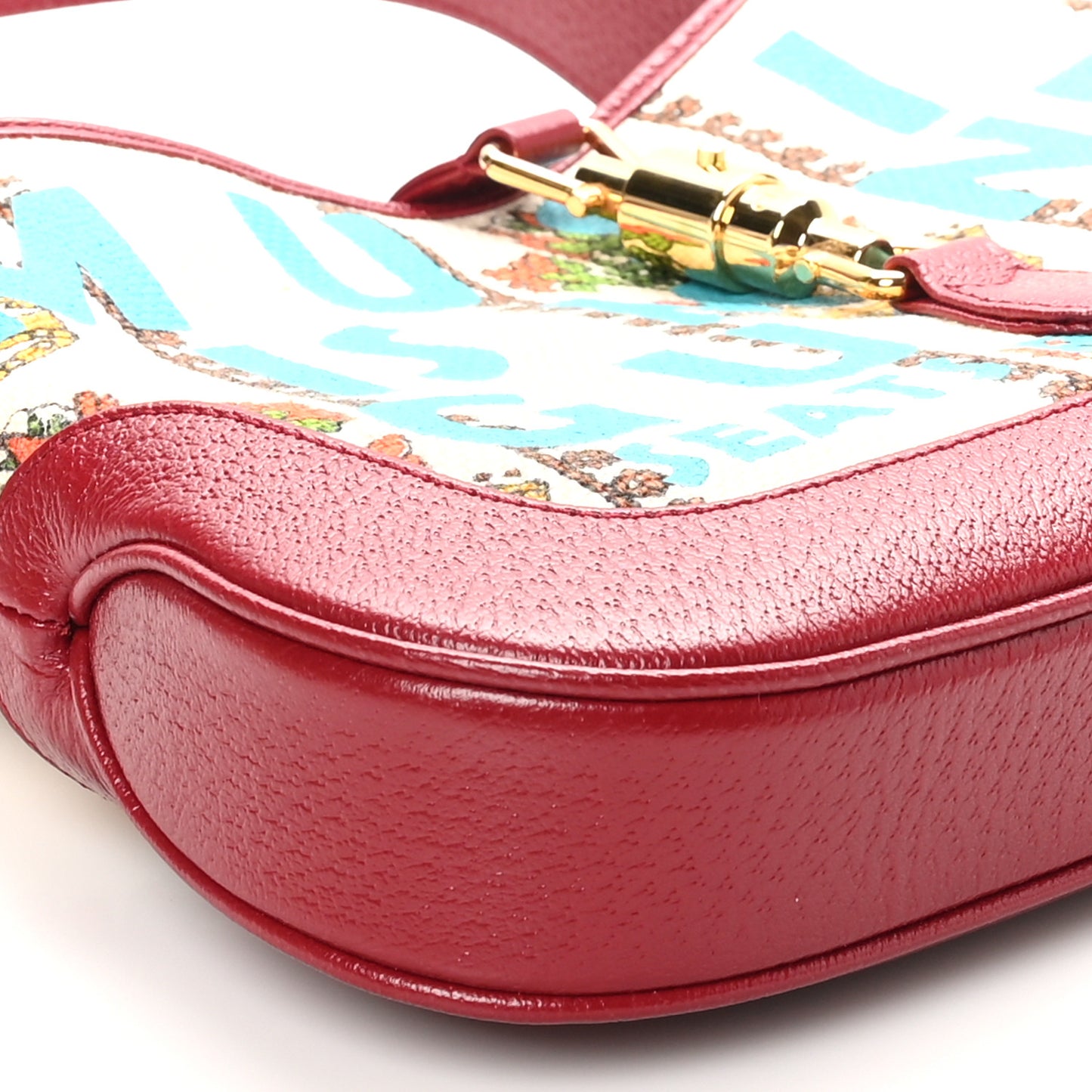 Canvas Calfskin 100 Centennial Music Small Jackie 1961 Hobo Ivory Red