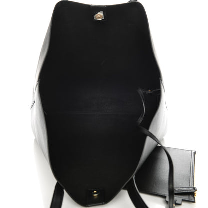 Saint Laurent Calfskin Large Shopping Tote Black 6 of 12