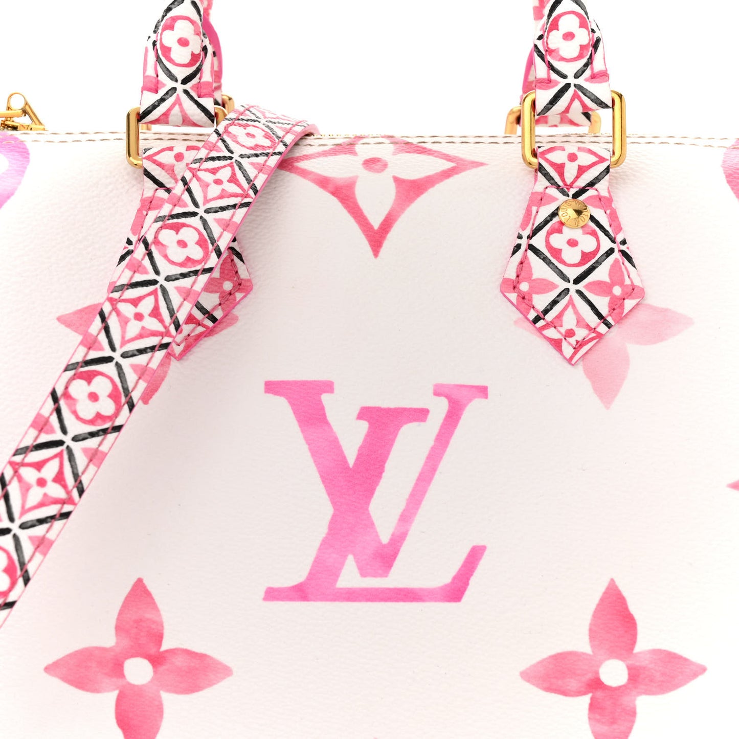 Monogram Giant By The Pool 2.0 Speedy Bandouliere 25 Rose