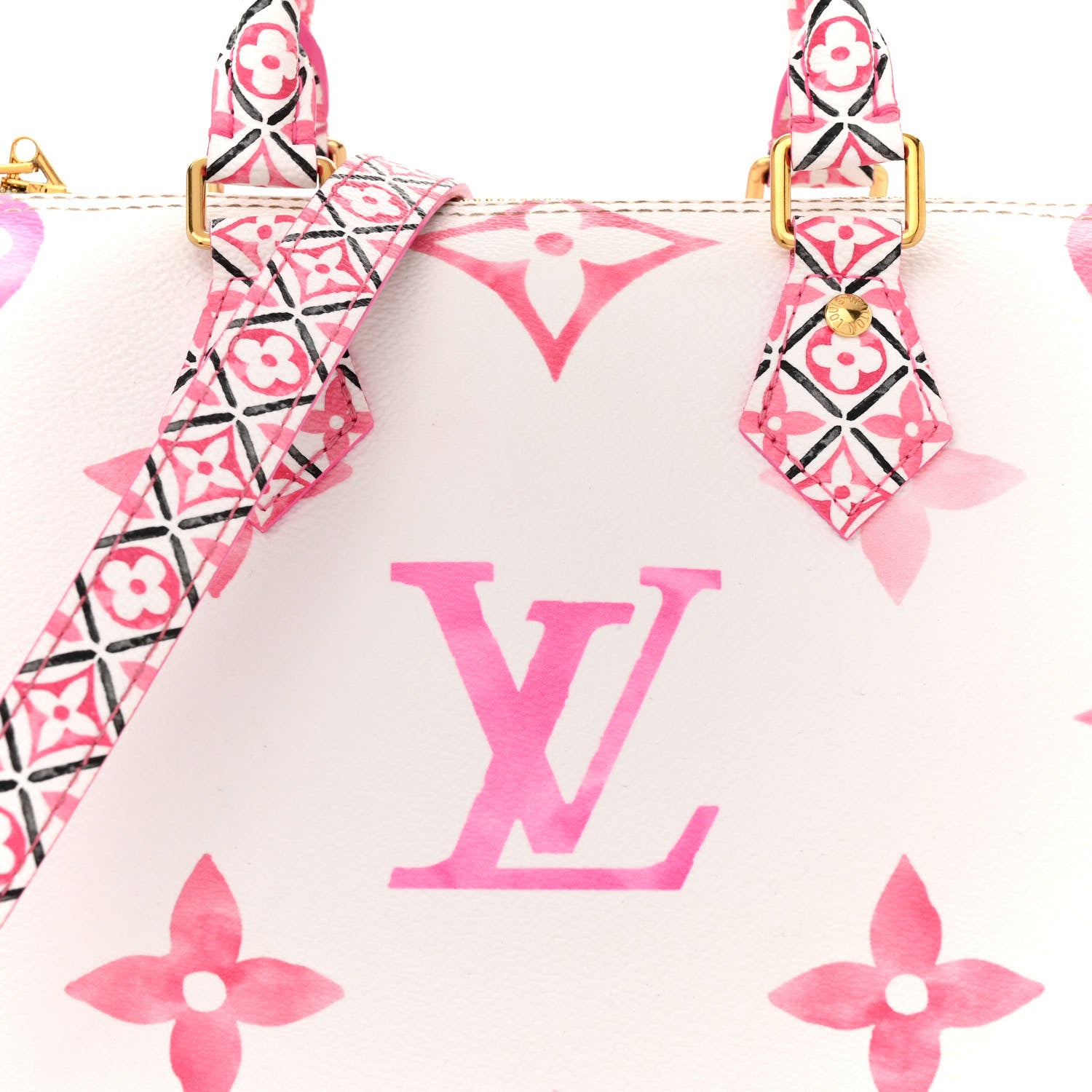 Louis Vuitton Monogram Giant By The Pool 2.0 Speedy Bandouliere 25 Rose 7 of 11