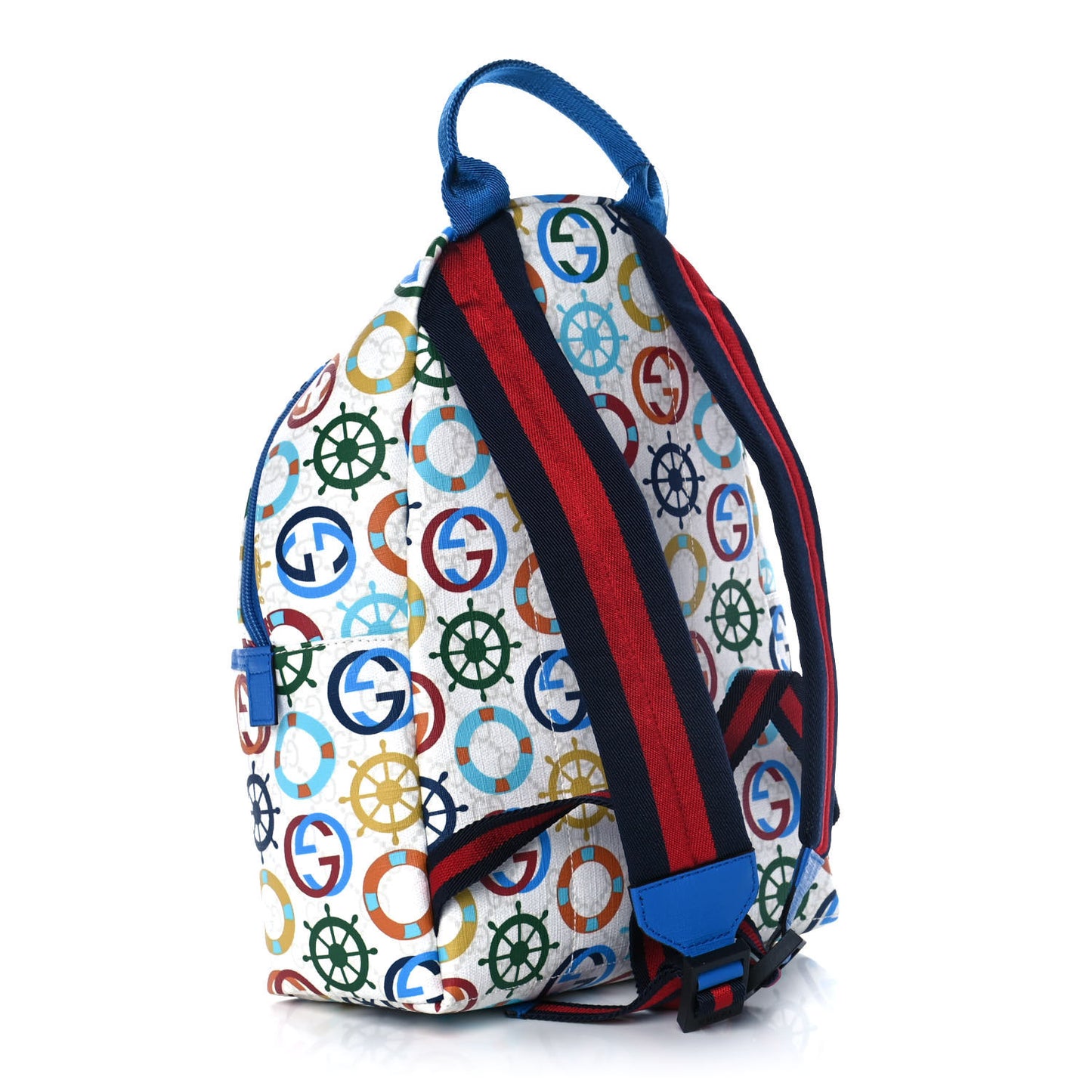 GG Supreme Monogram Sea Children's Backpack