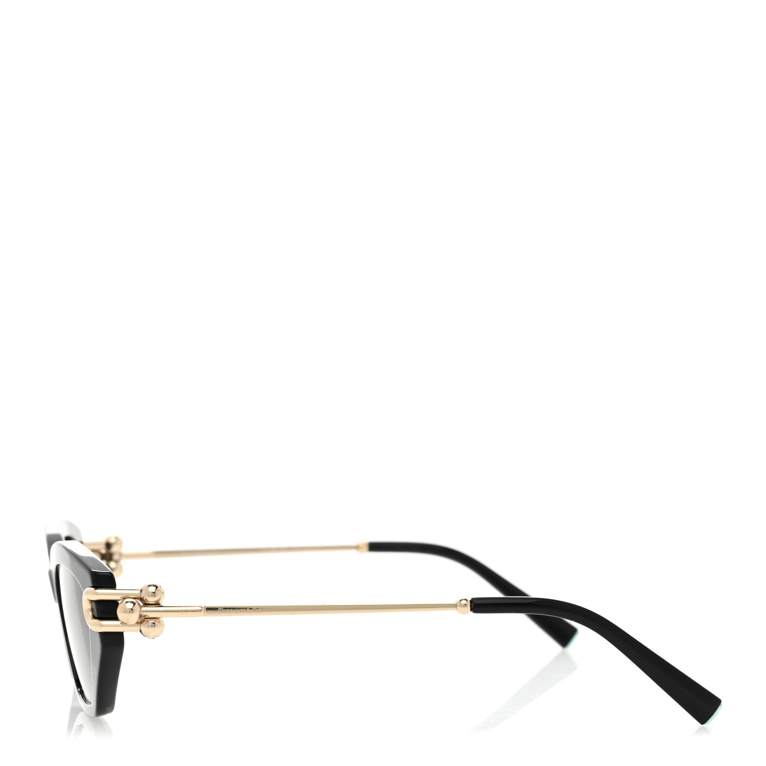 Tiffany Acetate Polarized HardWear Cat Eye Sunglasses TF4231U Black 3 of 10