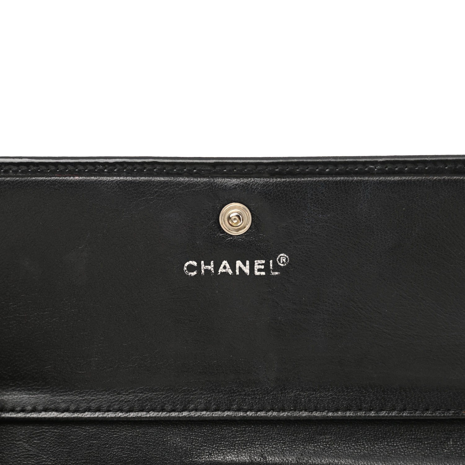 Chanel Patent CC Flap Wallet Black 6 of 10
