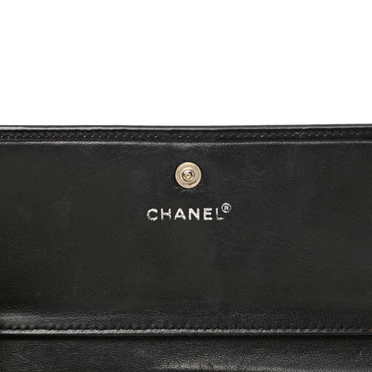 Chanel Patent CC Flap Wallet Black 6 of 10