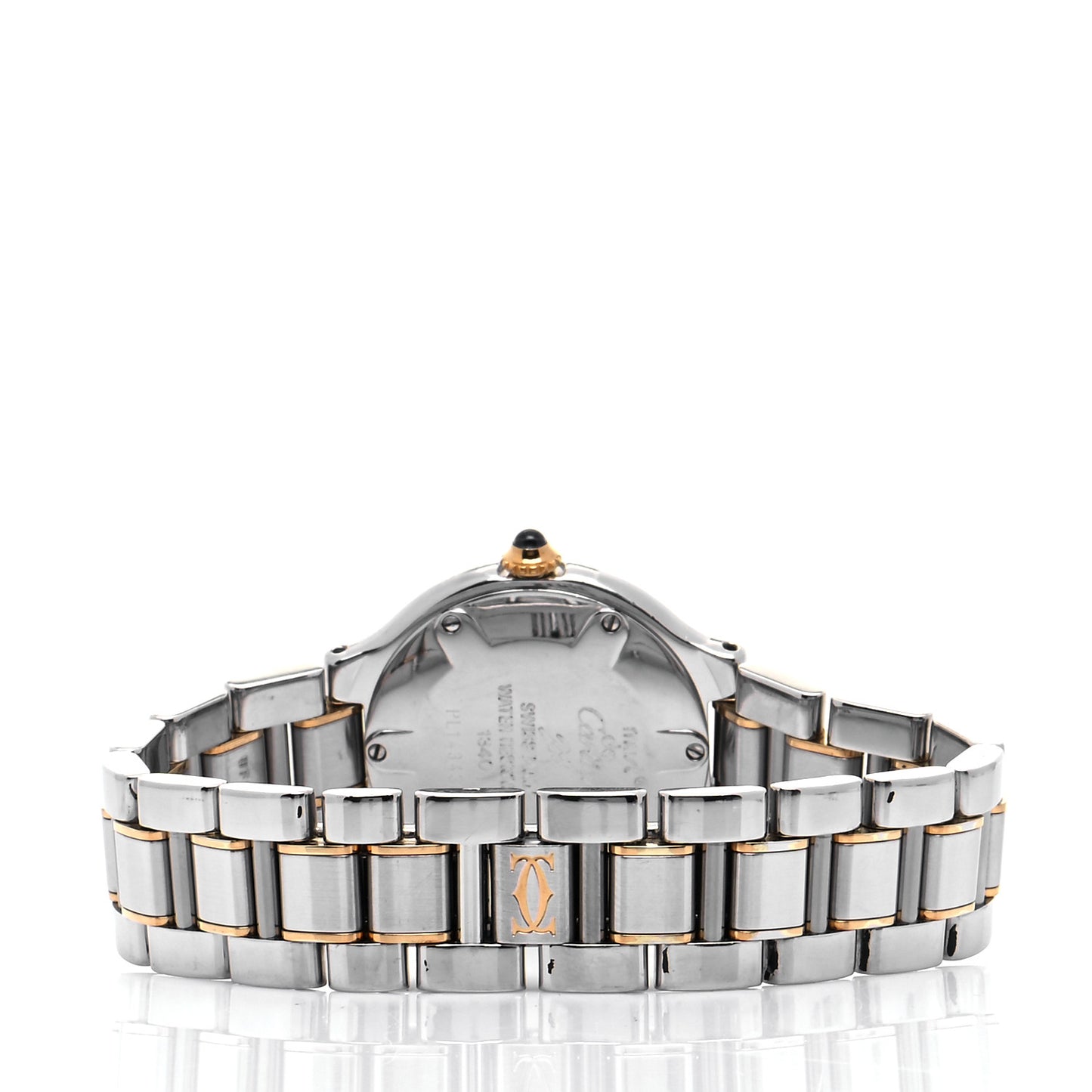 Stainless Steel 18K Yellow Gold 28mm Must De 21 Quartz Watch