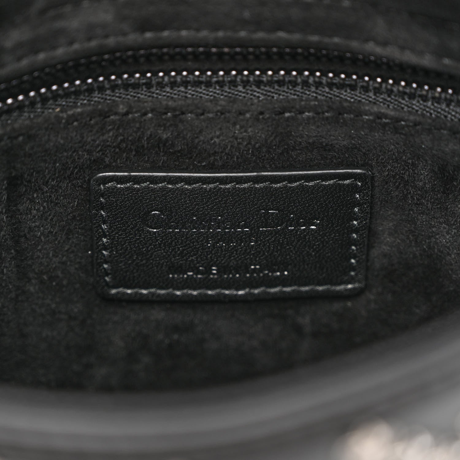 Christian Dior Lambskin Cannage Lucky Star Studded Mini Lady Dior Black Black 6 of 13