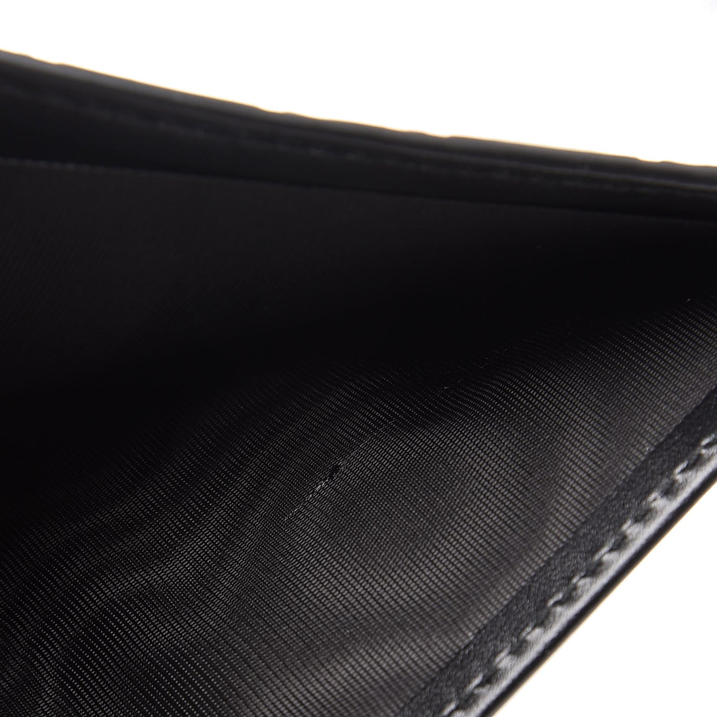 Guccissima Signature Dorian Bi-Fold Wallet Black