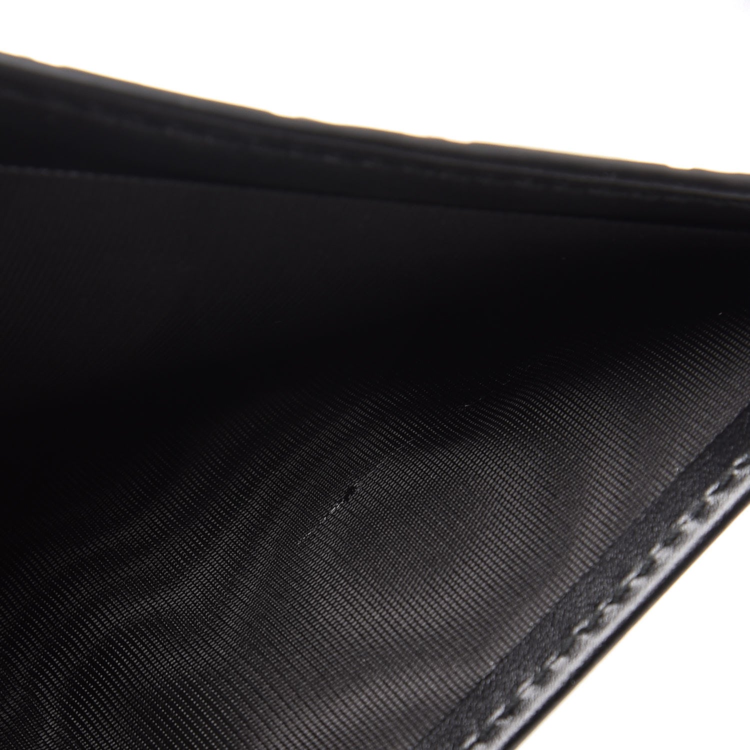 Gucci Guccissima Signature Dorian Bi-Fold Wallet Black 9 of 10