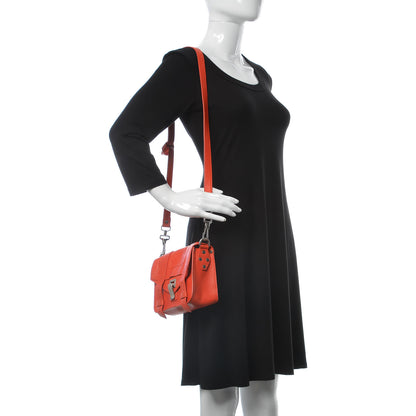 Proenza Schouler Lambskin PS1 Mini Pouch Messenger Bag Deep Coral 2 of 12