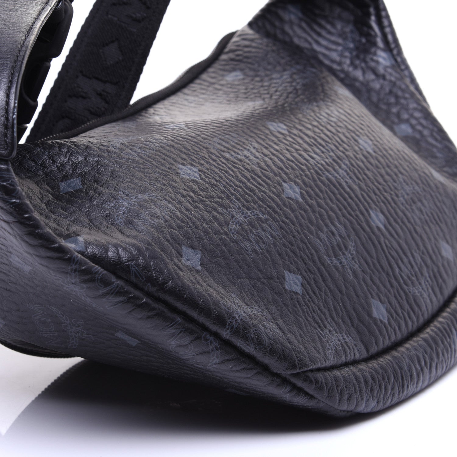 MCM Visetos Stark Belt Bag Black 12 of 15