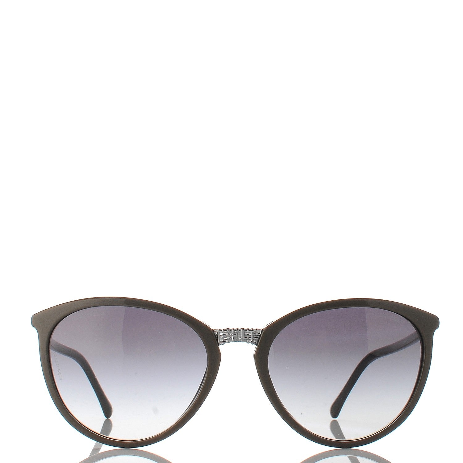 Chanel Acetate Butterfly Winter Sunglasses 5382 Khaki 2 of 9
