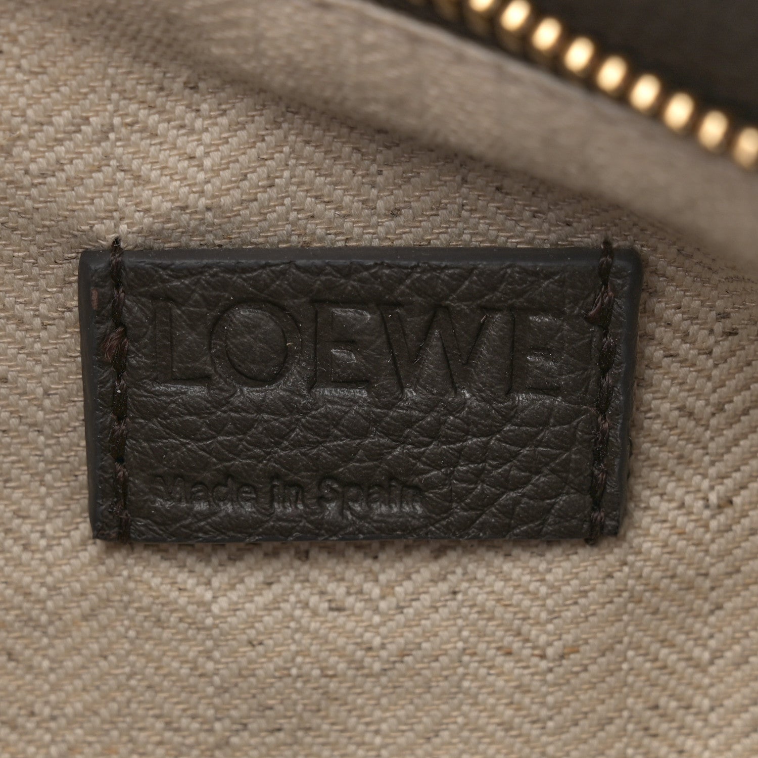 Loewe Soft Grained Calfskin Small Puzzle Edge Bag Dark Grey 6 of 10